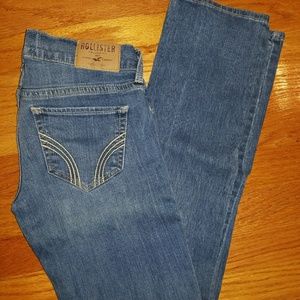 Hollister Straight Leg, Light Wash Jean